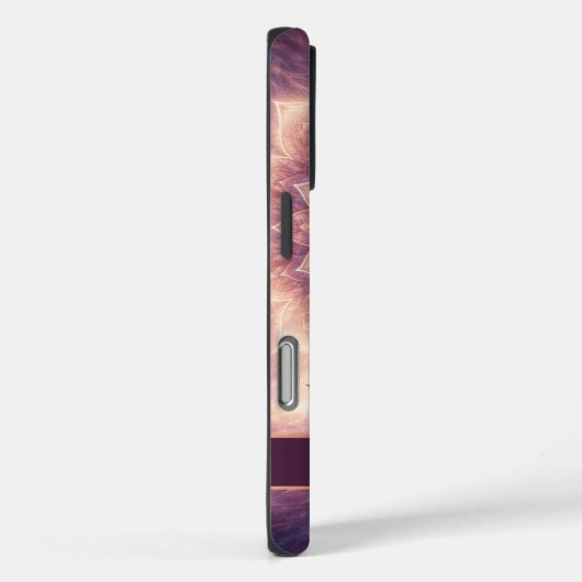 Glowing Mandala Meditation Woman Custom Name       Case-Mate iPhone Case (Achterkant / Rechts)
