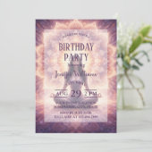 Glowing Mandala Meditation Woman Custom Name       Kaart (Staand voorkant)