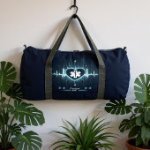 Glowing Medical Heartbeat Pulse EMT Design Plunjezak