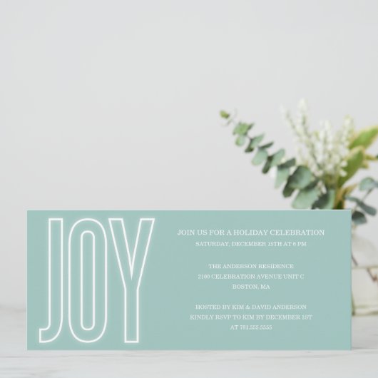 GLOWING MET JOY | VERZOEKEN VAN PARTIJEN VAN VANDA KAART (Staand voorkant)