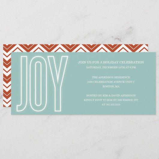 GLOWING MET JOY | VERZOEKEN VAN PARTIJEN VAN VANDA KAART (Voorkant / Achterkant)