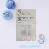 Glowing Metal Shimmering prijslijst Flyer (Enkel)