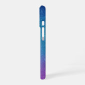 Glowing Milky Way en Aurora telefoonhoesje iPhone 16 Hoesje (Linkerkant)