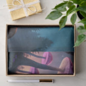 Glowing Mushroom Forest Fox Fantasy Art Tissuepapier (Geschenk)