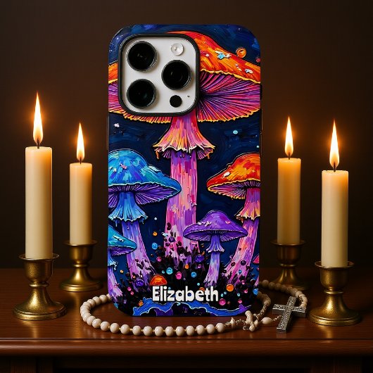 glowing mushroom grove Case-Mate iPhone case