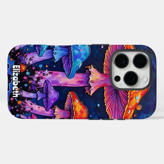 glowing mushroom grove Case-Mate iPhone case (Achterkant (horizontaal))