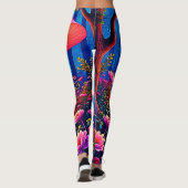 Glowing Mushroom Magic Leggings (Achterkant)
