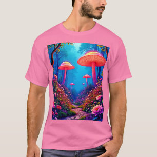 Glowing Mushroom Magic T-shirt