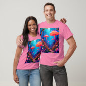 Glowing Mushroom Magic T-shirt (Unisex)