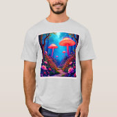 Glowing Mushroom Magic T-shirt (Voorkant)