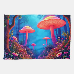 Glowing Mushroom Magic Theedoek