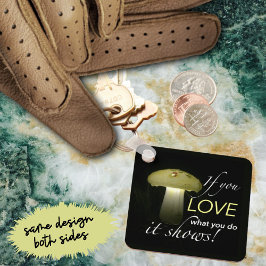 Glowing Mushroom Solar Light Inspirational Quote Sleutelhanger