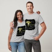 Glowing Mushroom Solar Light Inspirerend Quote T-shirt (Unisex)