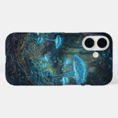 Glowing Mushrooms Forest iPhone / iPad case (Achterkant (horizontaal))