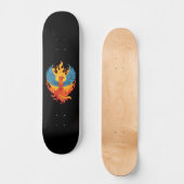Glowing mythological Fantasy Phoenix Bird Persoonlijk Skateboard (Voorkant)