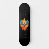 Glowing mythological Fantasy Phoenix Bird Persoonlijk Skateboard (Voorkant)