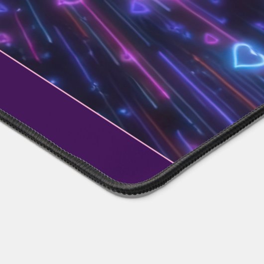 Glowing Neon Heart Galaxy Cosmic Love Burst Bureaumat (Hoek)