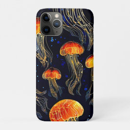 Glowing Ocean Jellyfish Art Case-Mate iPhone Case