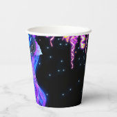 Glowing Party Ribbon Streamers Dag van de Doden Papieren Bekers (Achterkant)