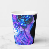 Glowing Party Ribbon Streamers Dag van de Doden Papieren Bekers (Links)