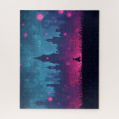Glowing Pink Fairy World Legpuzzel (Verticaal)