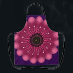 Glowing Pink Fantasy Flower | Abstract Neon Floral Schort<br><div class="desc">A vibrant and mystical floral design featuring a glowing magenta flower with soft, velvet-like petals. Elegant curved white filaments with pollen tips radiate from the dark center, giving it a bioluminescent or fantasy garden look. Perfect for nature lovers who appreciate a modern, artistic twist on botanical art.</div>