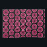 Glowing Pink Fantasy Flower | Abstract Neon Floral Theedoek<br><div class="desc">A vibrant and mystical floral design featuring a glowing magenta flower with soft,  velvet-like petals. Elegant curved white filaments with pollen tips radiate from the dark center,  giving it a bioluminescent or fantasy garden look. Perfect for nature lovers who appreciate a modern,  artistic twist on botanical art.</div>
