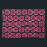 Glowing Pink Fantasy Flower | Abstract Neon Floral Theedoek<br><div class="desc">A vibrant and mystical floral design featuring a glowing magenta flower with soft,  velvet-like petals. Elegant curved white filaments with pollen tips radiate from the dark center,  giving it a bioluminescent or fantasy garden look. Perfect for nature lovers who appreciate a modern,  artistic twist on botanical art.</div>