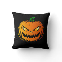 Glowing Pumpkin Horror Face - Halloween