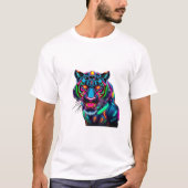 Glowing Robo Tiger T-shirt (Voorkant)