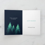 Glowing Sparkle Christmas Tree Kaart (Binnen)