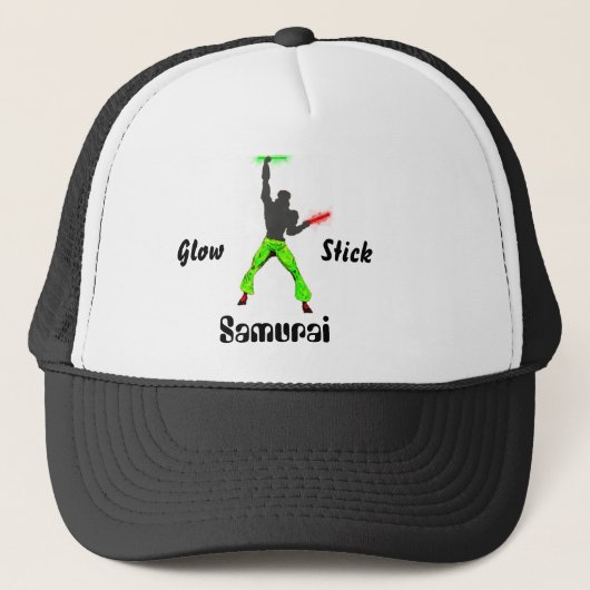 Glowstick Samurai Trucker Pet (Voorkant)