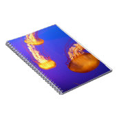 GLOWWING JELLYFISH SPIRAL BOUND NOTEBOOK NOTITIEBOEK (Rechterzijde)