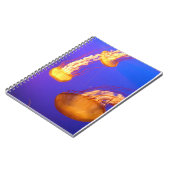 GLOWWING JELLYFISH SPIRAL BOUND NOTEBOOK NOTITIEBOEK (Linkerzijde)