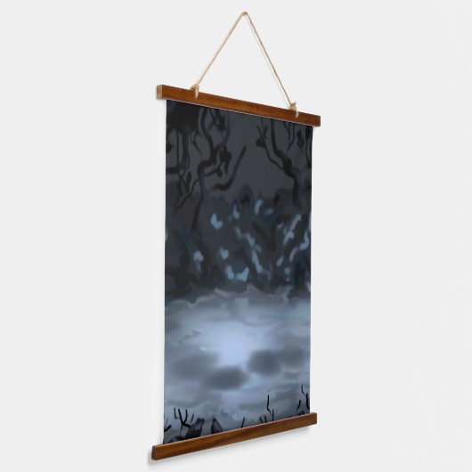 Glowy Clearing Hangend Wandkleed (Gebogen)