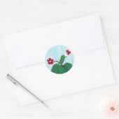 Gloxinia African Violet Flower Stickers (Envelop)