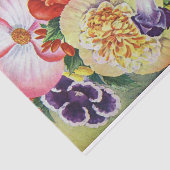 Gloxinias en Begonias  drukpapier Tissuepapier (Detail)