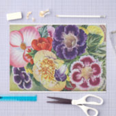 Gloxinias en Begonias  drukpapier Tissuepapier (Craft)