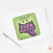 Glubb vierkante Sticker (Envelop)