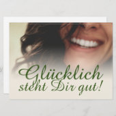 Glücklich steht Dir gut. (Voorkant / Achterkant)