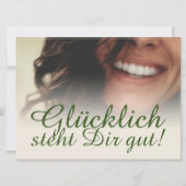 Glücklich steht Dir gut. (Voorkant)