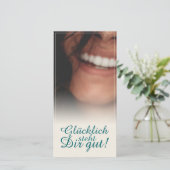 Glücklich steht Dir gut. (Staand voorkant)