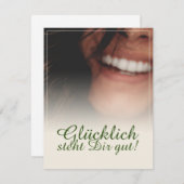 Glücklich steht Dir gut. (Voorkant / Achterkant)