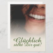 Glücklich steht Dir gut. (Voorkant / Achterkant)