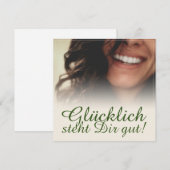 Glücklich steht Dir gut. (Voorkant / Achterkant)