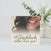 Glücklich steht Dir gut. (Staand voorkant)