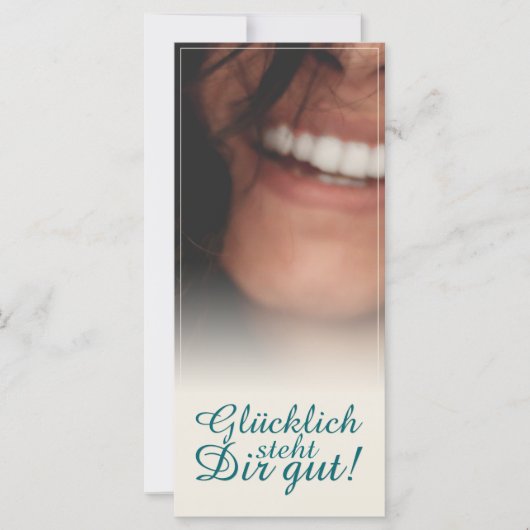 Glücklich steht Dir gut. (Voorkant)