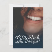 Glücklich steht Dir gut. - Blau (Voorkant)