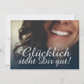 Glücklich steht Dir gut. - Blau (Voorkant)