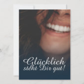 Glücklich steht Dir gut. - Blau (Voorkant)